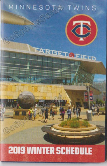 2019 Minnesota Twins Pocket Schedule (Winter)