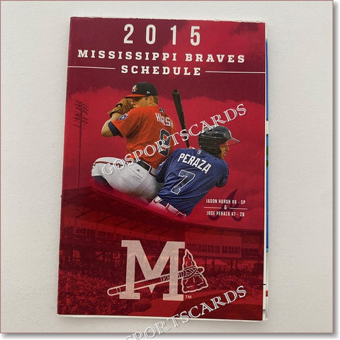 2015 Mississippi Braves Pocket Schedule