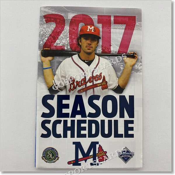 2017 Mississippi Braves Pocket Schedule