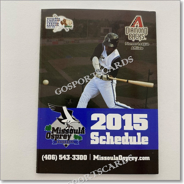 2015 Missoula Osprey Pocket Schedule