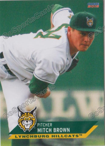2015 Lynchburg Hillcats Mitch Brown