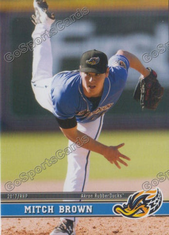 2017 Akron RubberDucks Mitch Brown