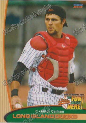 2012 Long Island Ducks Mitch Canham