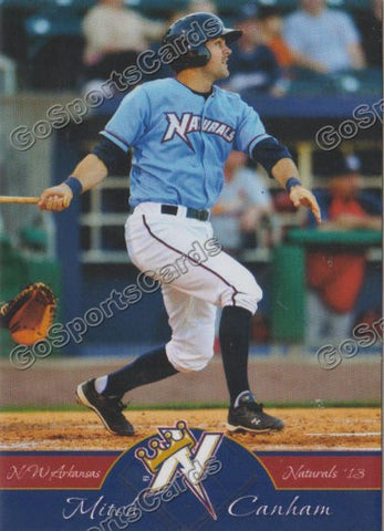 2013 Northwest Arkansas Naturals Mitch Canham