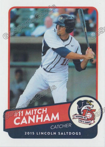 2015 Lincoln Saltdogs Mitch Canham