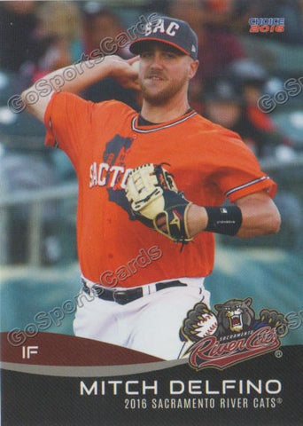 2016 Sacramento River Cats Mitch Delfino