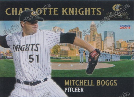 2014 Charlotte Knights Mitchell Boggs