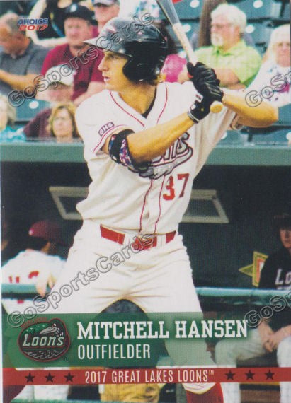2017 Great Lakes Loons Mitchell Hansen