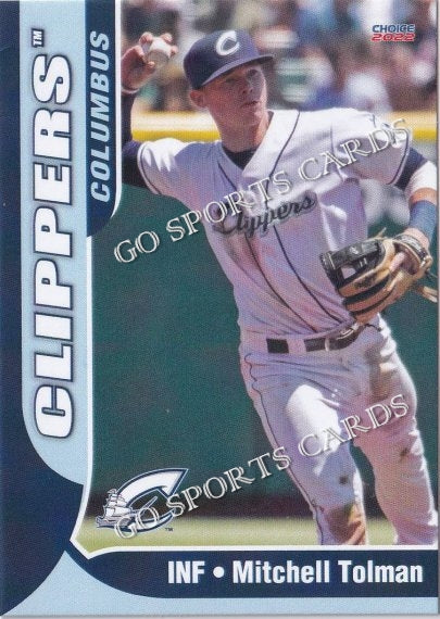 2022 Columbus Clippers Mitchell Tolman