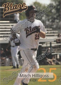 2010 Bakersfield Blaze Mitch Hilligoss
