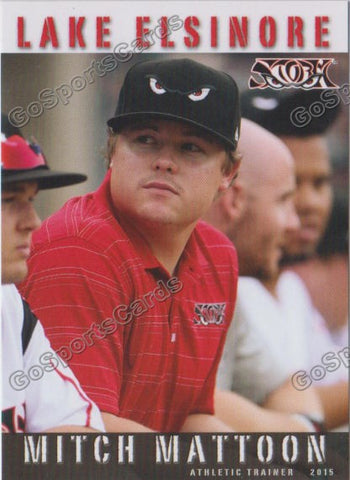 2015 Lake Elsinore Storm Mitch Mattoon
