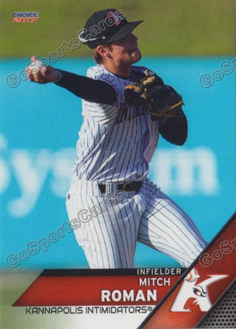 2017 Kannapolis Intimidators Mitch Roman