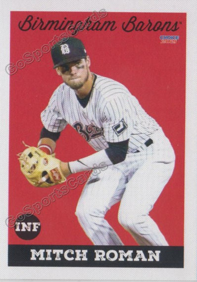2021 Birmingham Barons Mitch Roman