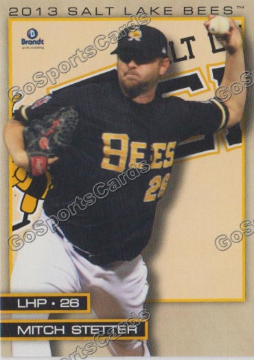 2013 Salt Lake Bees Mitch Stetter