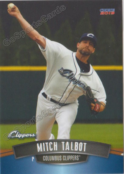 2019 Columbus Clippers Mitch Talbot