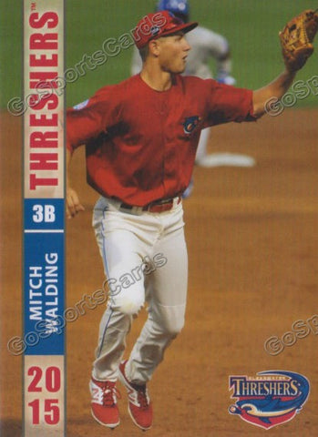 2015 Clearwater Threshers Mitch Walding