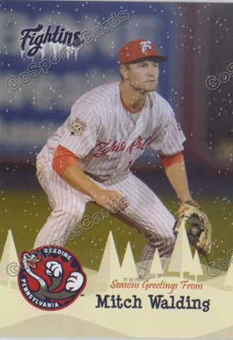 2016 Reading Fightin Phils Holiday Mitch Walding