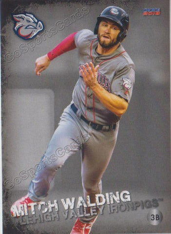 2018 Lehigh Valley IronPigs Mitch Walding