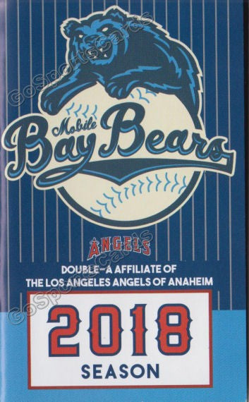 2018 Mobile BayBears Pocket Schedule