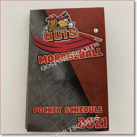 2021 Modesto Nuts Pocket Schedule