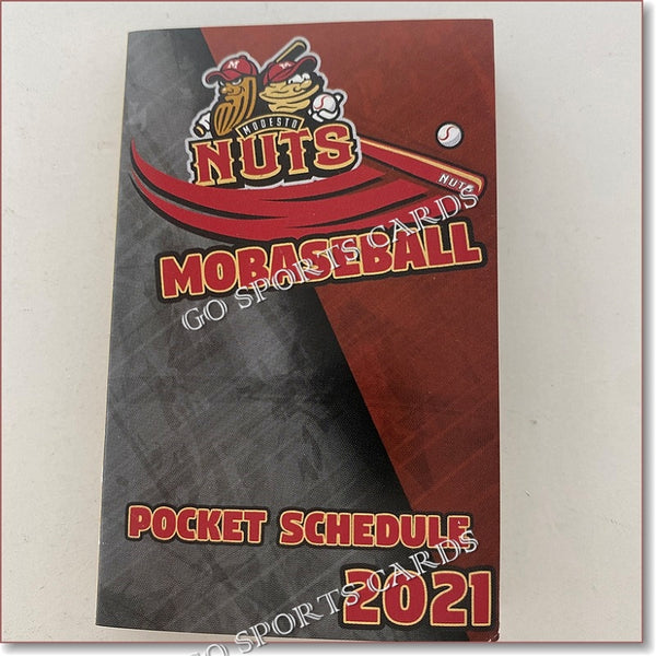 2022 Modesto Nuts Pocket Schedule