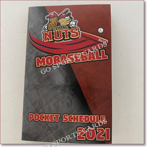 2022 Modesto Nuts Pocket Schedule 