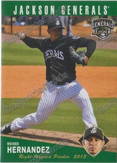 2013 Jackson Generals Moises Hernandez