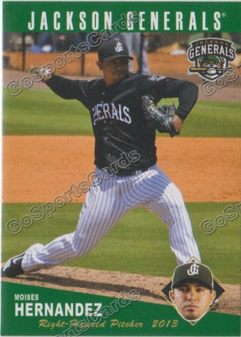 2013 Jackson Generals Moises Hernandez