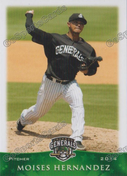 2014 Jackson Generals Moises Hernandez
