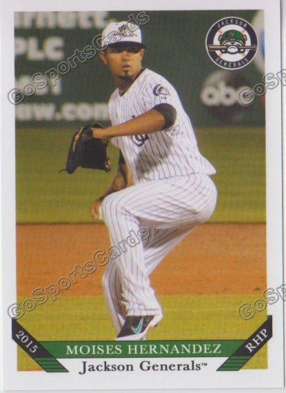 2015 Jackson Generals Moises Hernandez