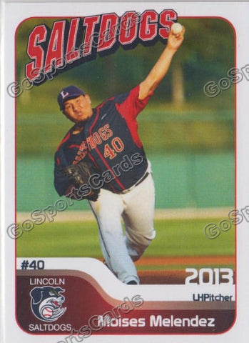 2013 Lincoln Saltdogs Moises Melendez