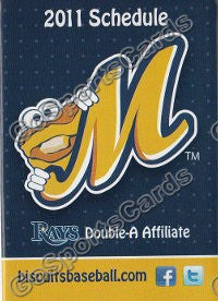 2011 Montgomery Biscuits Pocket Schedule