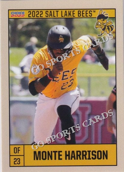 2022 Salt Lake Bees Monte Harrison