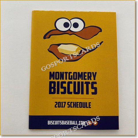 2017 Montgomery Biscuits Pocket Schedule
