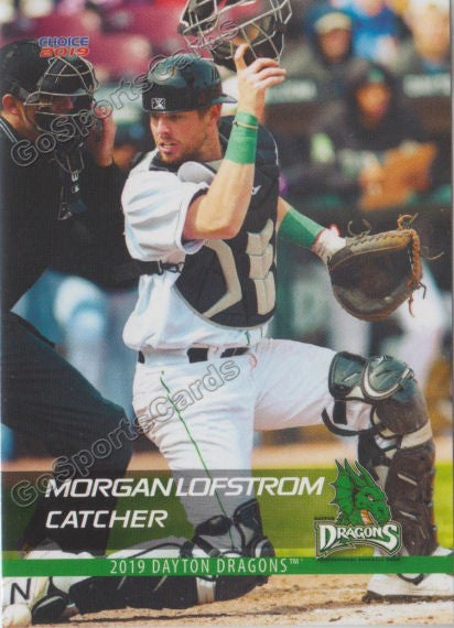 2019 Dayton Dragons Morgan Lofstrom