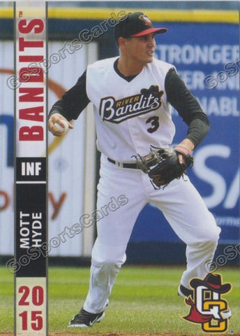 2015 Quad Cities River Bandits Mott Hyde