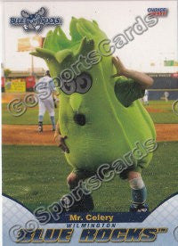 2011 Wilmington Blue Rocks Mr Celery Mascot