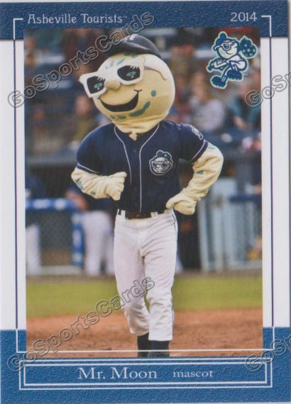 2014 Asheville Tourists Mr Moon Mascot