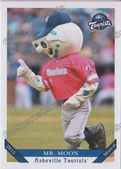 2015 Asheville Tourists Mr Moon Mascot