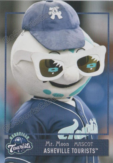 2018 Asheville Tourists Mr Moon Mascot