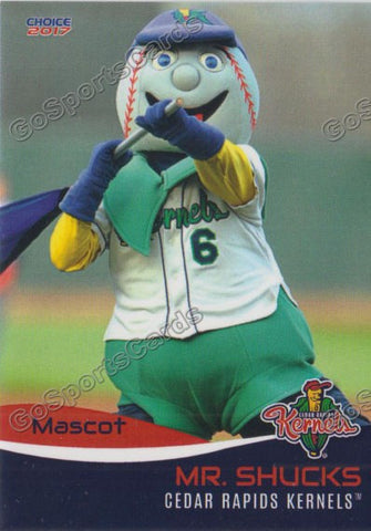 2017 Cedar Rapids Kernels Mr Shucks