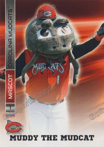 2017 Carolina Mudcats Muddy The Mudcat Mascot