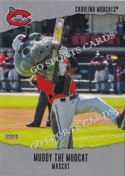 2023 Carolina Mudcats Muddy The Mudcat Mascot