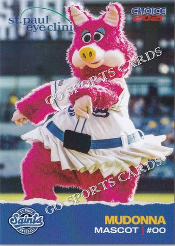 2021 St Paul Saints SGA Mudonna Mascot