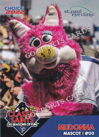 2022 St Paul Saints SGA Mudonna Mascot