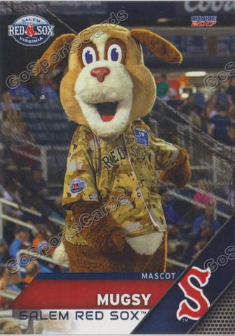 2017 Salem Red Sox Mugsy Mascot