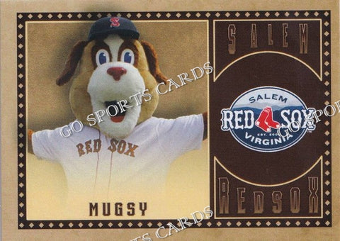 2022 Salem Red Sox Mugsy Mascot