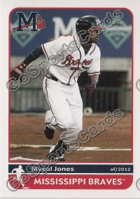 2012 Mississippi Braves Mycal Jones