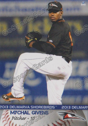 2013 Delmarva Shorebirds Mychal Givens
