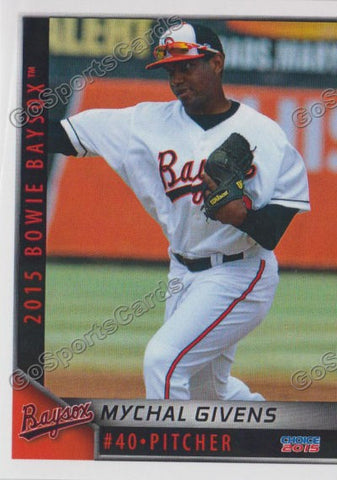 2015 Bowie Baysox Mychal Givens